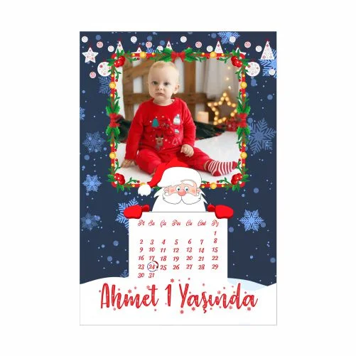 Yılbaşı Temalı Doğum Günü Magneti